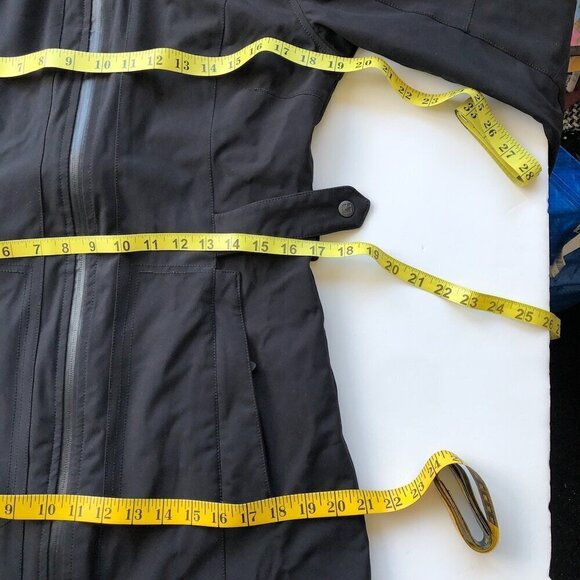 KILLTEC Black All-Weather Jacket Softshell 3/4 length detach hood Water Resist S - Picture 16 of 16